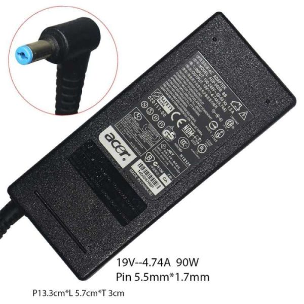 آداپتور+ ایسر Acer 19v 4.7A پلاس - شارژر لپ تاپ ایسر