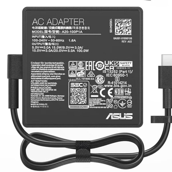 آداپتور ایسوز type c 100w