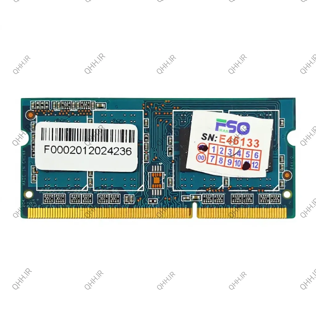 رم لپ تاپ 4 گیگ Ramaxel DDR3 1600-12800 MHZ 1.5V