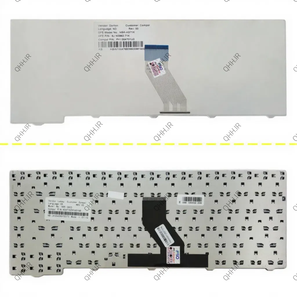 کیبرد لپ تاپ ایسر Aspire 4710-5520-5710 مشکی